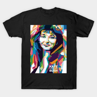 Abstract Geometric Kate Bush in WPAP T-Shirt